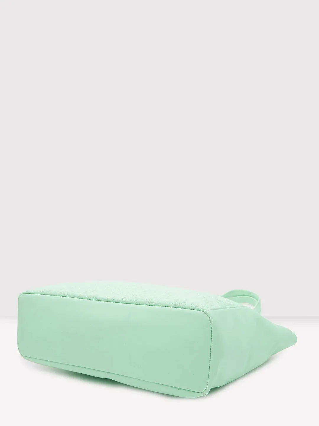 Caprese Avalon Small Green Ash Office Tote Bag