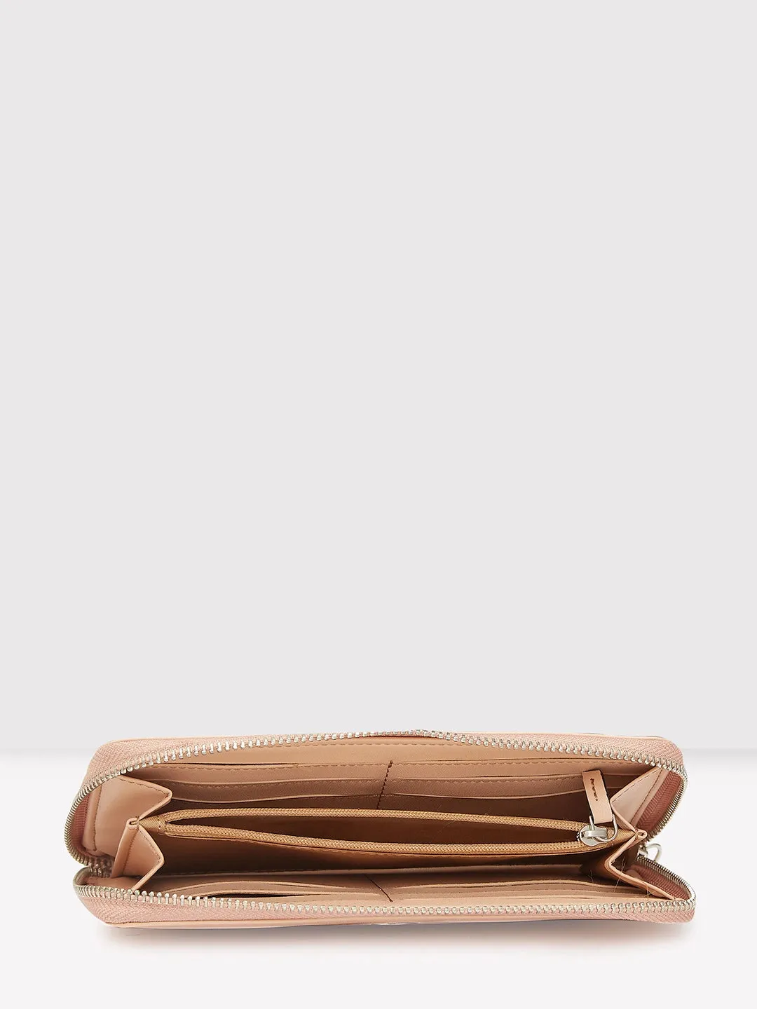 Caprese Avery Large Blush Zip Around Wallet