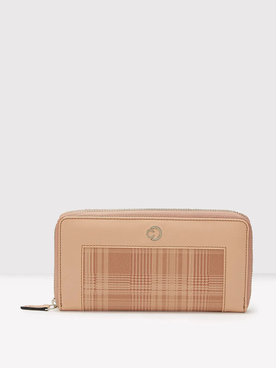Caprese Avery Large Blush Zip Around Wallet