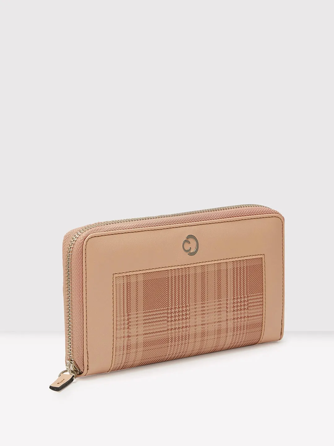 Caprese Avery Large Blush Zip Around Wallet