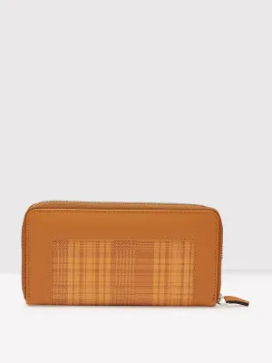Caprese Avery Large Tan Zip Around Wallet