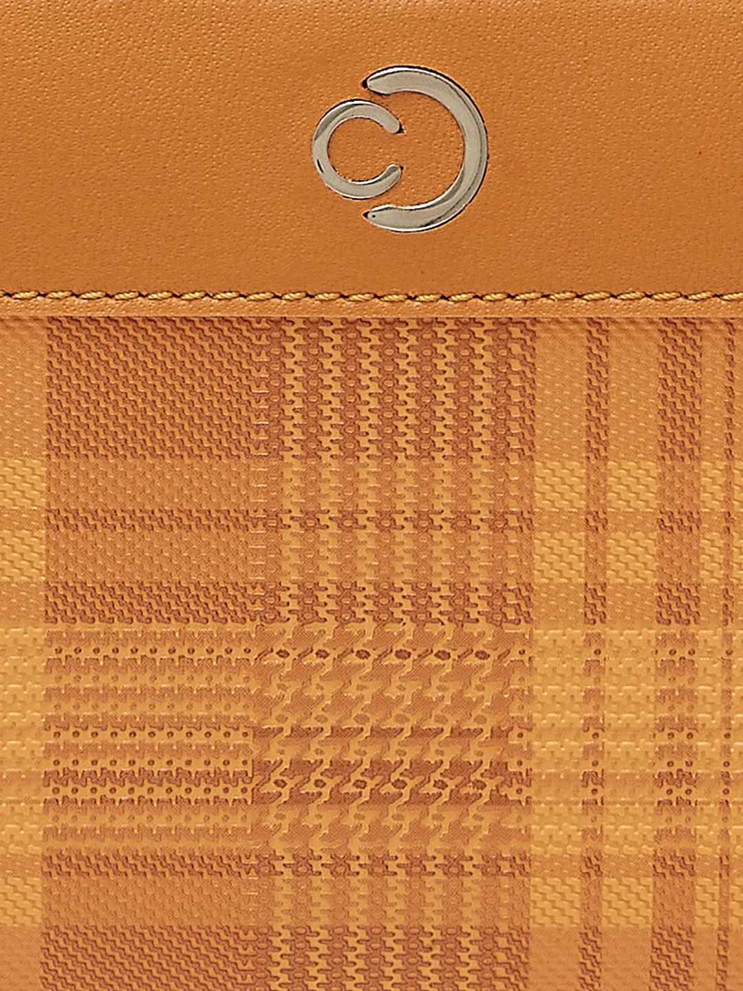 Caprese Avery Large Tan Zip Around Wallet
