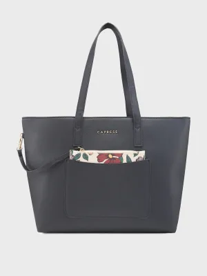 Caprese Daphny Large Black Tote Bag