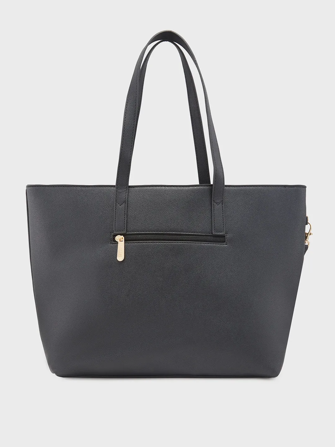 Caprese Daphny Large Black Tote Bag