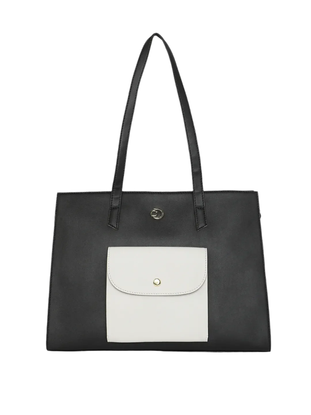 Caprese Destin Medium Black Tote Bag