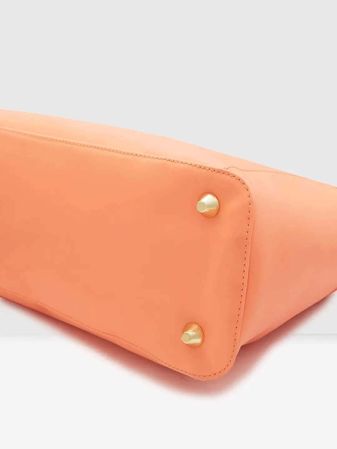 Caprese Dora Large Coral Office Tote Bag