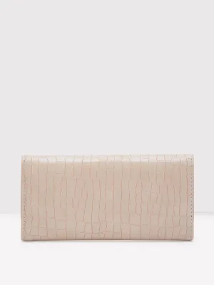 Caprese Dorrita Medium Beige Flapover Wallet