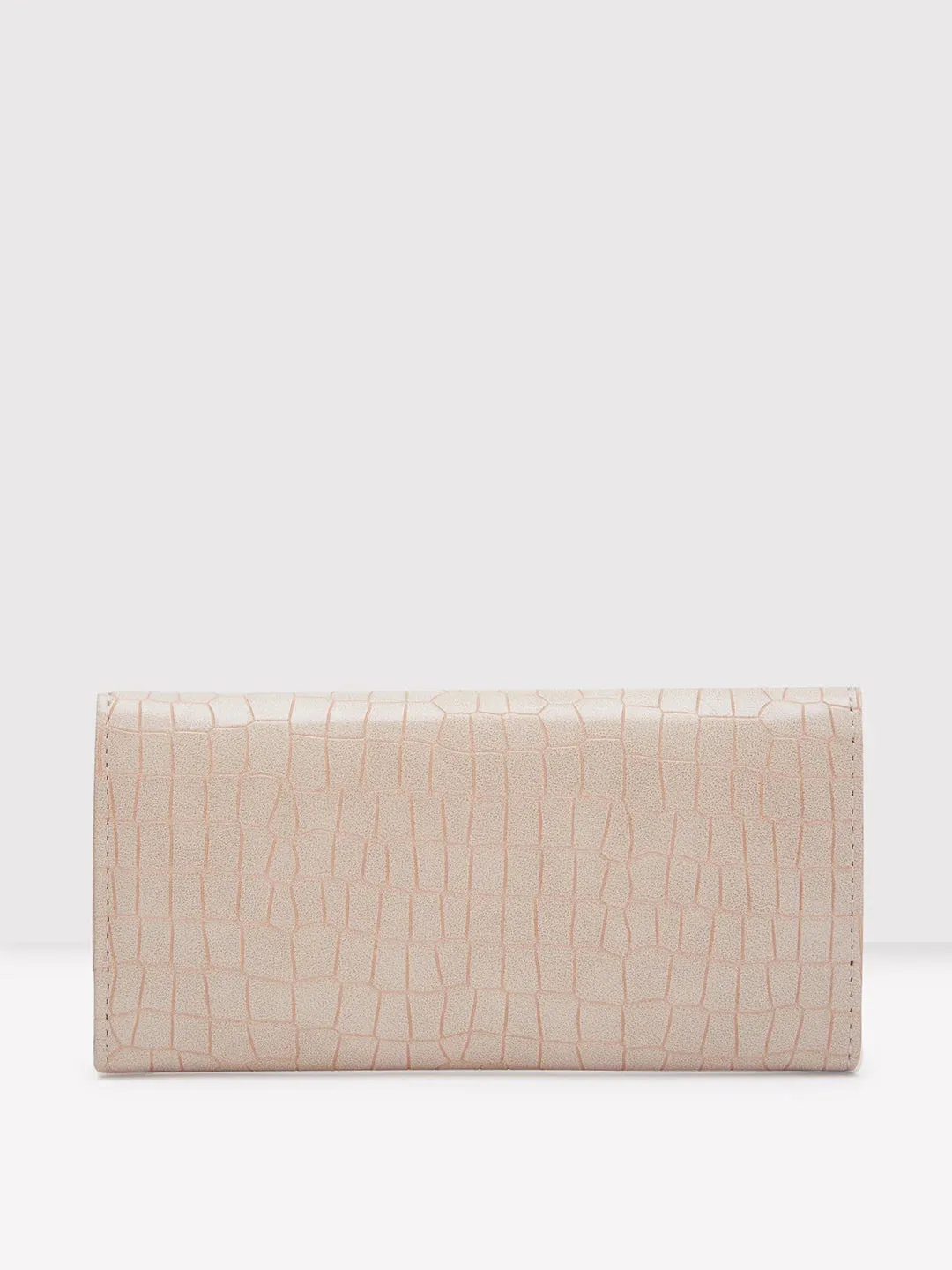 Caprese Dorrita Medium Beige Flapover Wallet