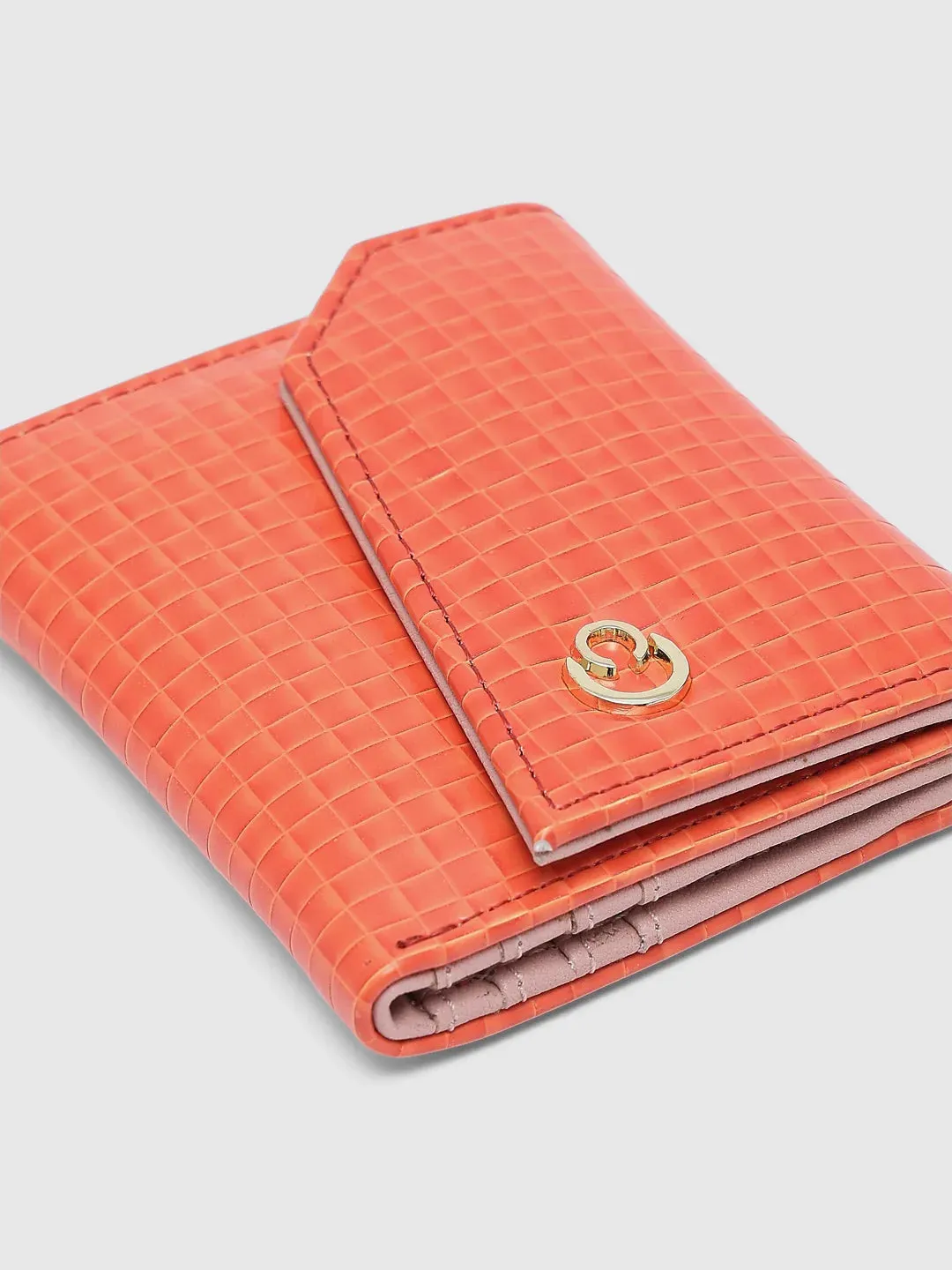 Caprese Ernesa Small Orange Wallet