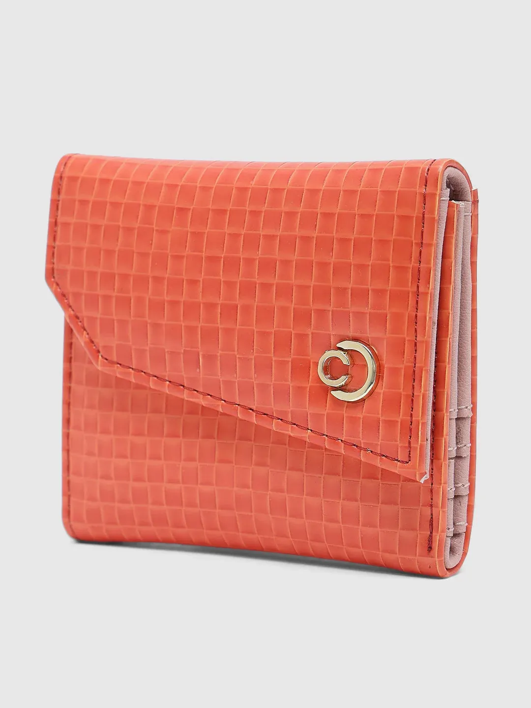 Caprese Ernesa Small Orange Wallet