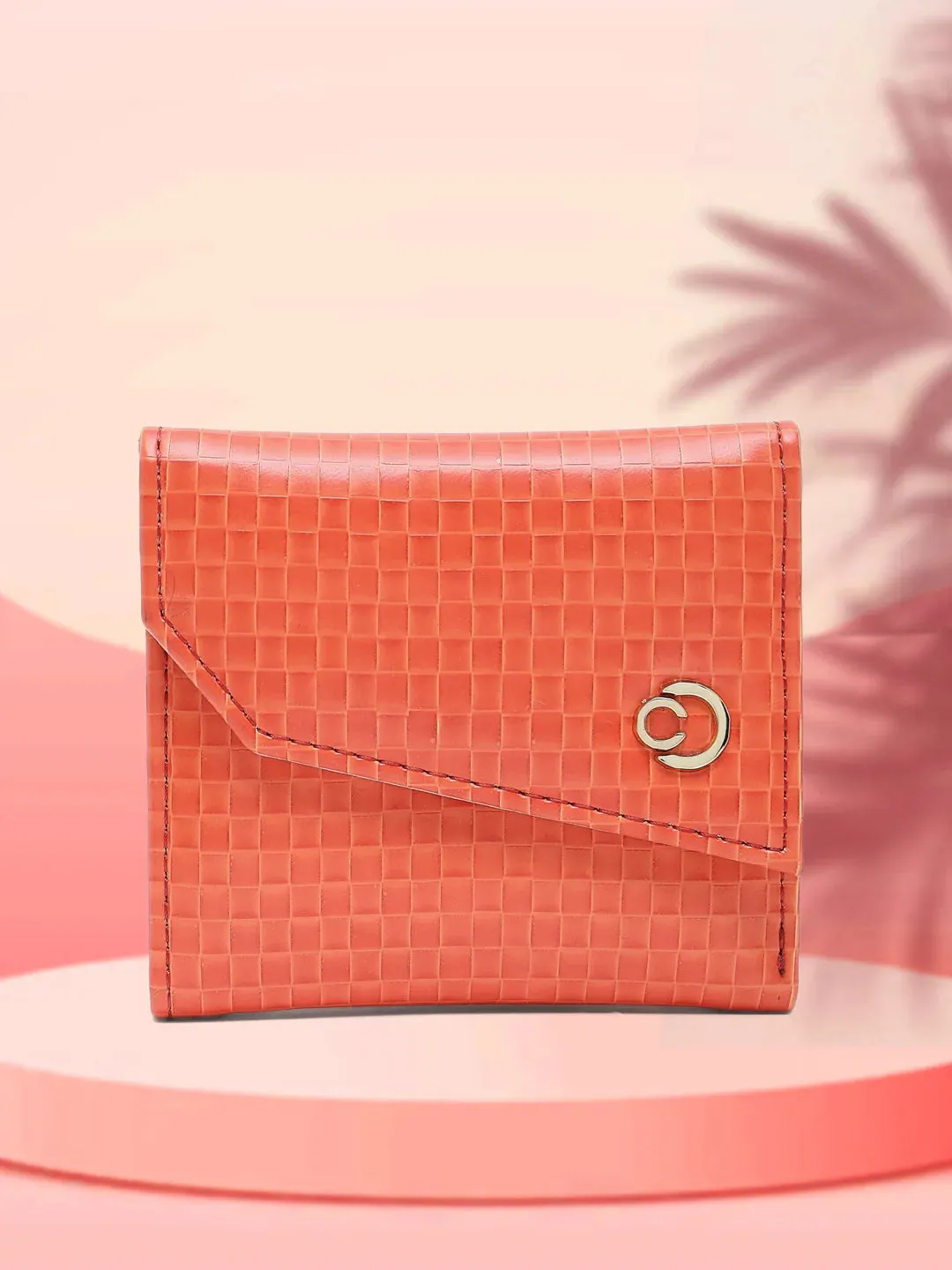 Caprese Ernesa Small Orange Wallet