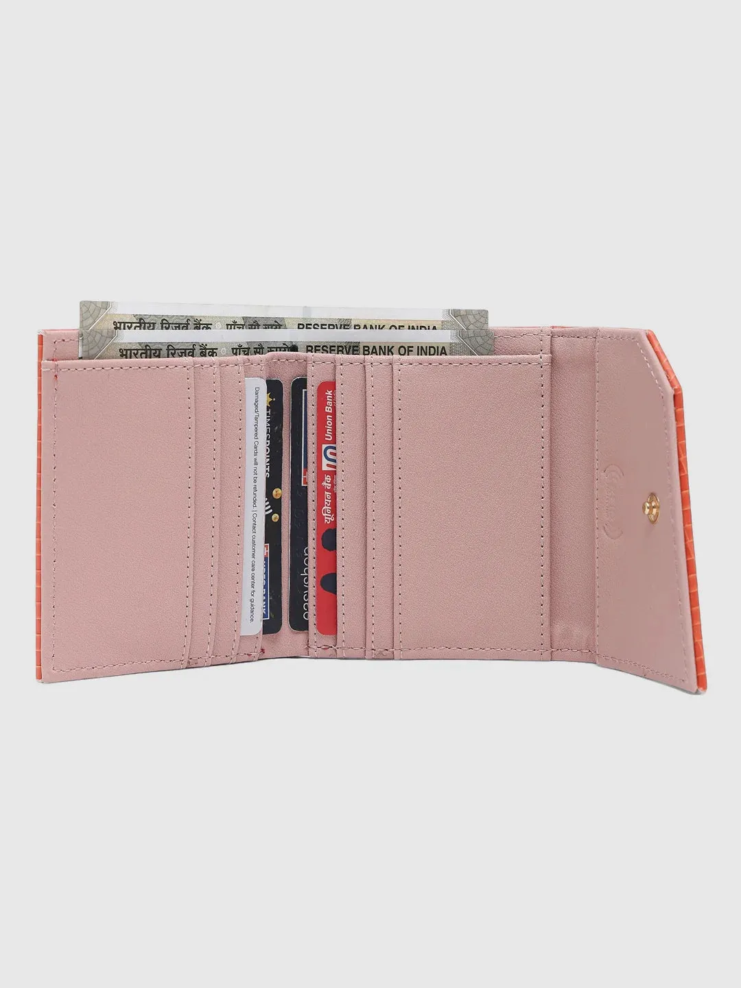 Caprese Ernesa Small Orange Wallet