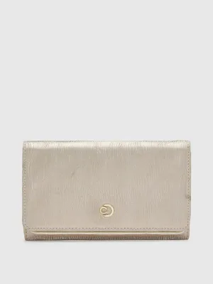 Caprese Eryka Medium Light Gold Clutch
