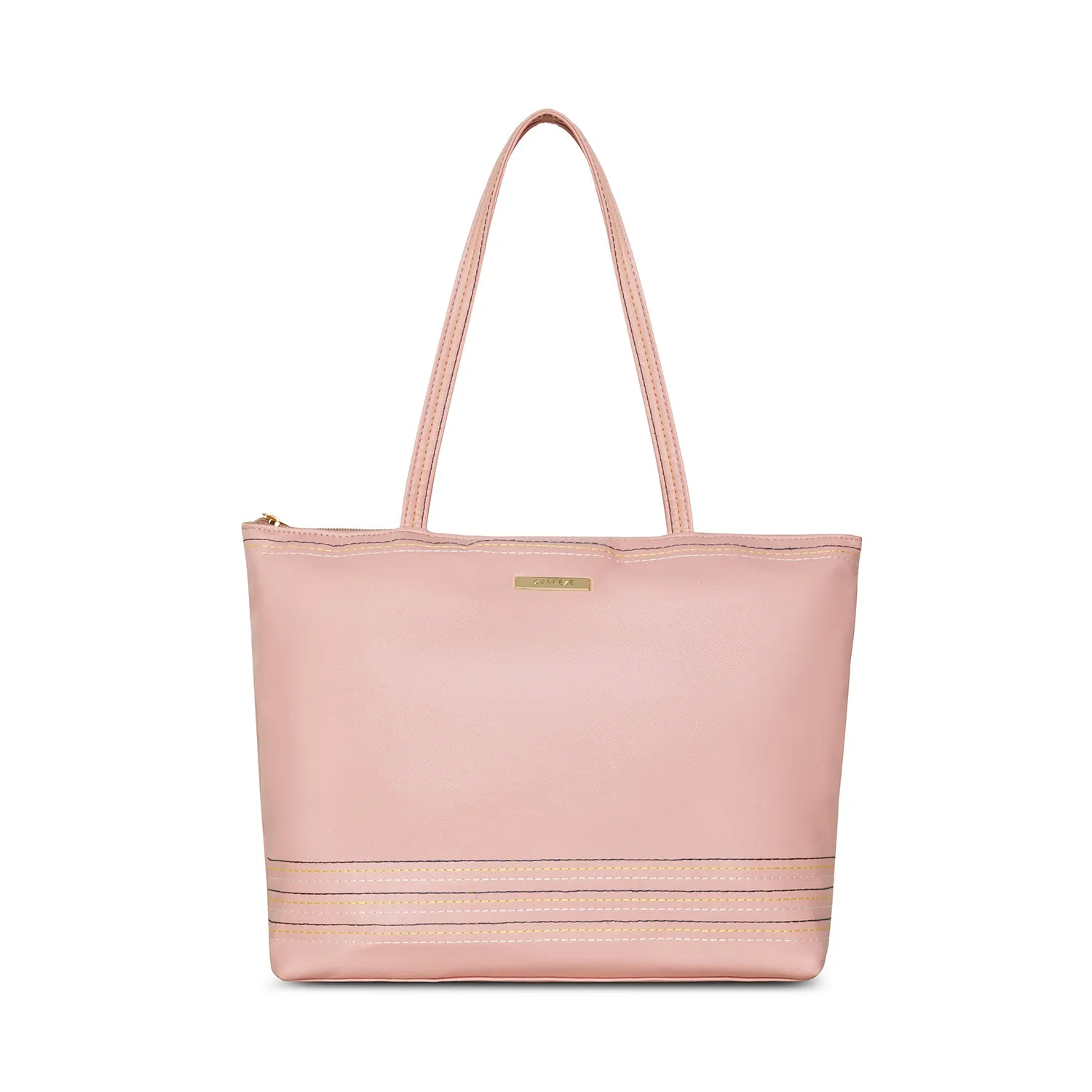 Caprese Evie Large Coral Tote Bag