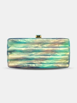 Caprese Gaina Small Blue Clutch