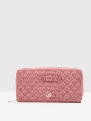Caprese Greta Large Pink Zip Around Wallet