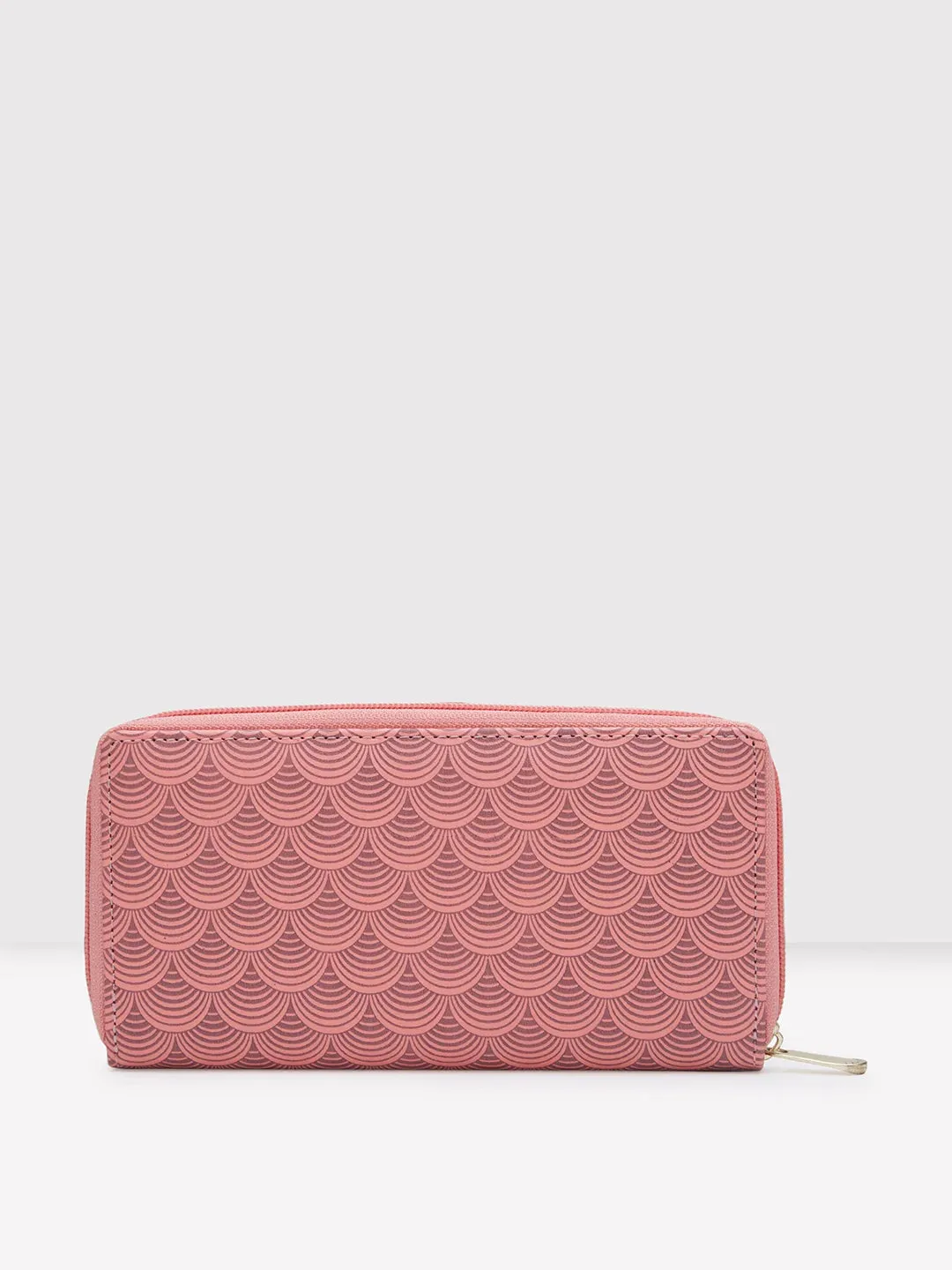 Caprese Greta Large Pink Zip Around Wallet