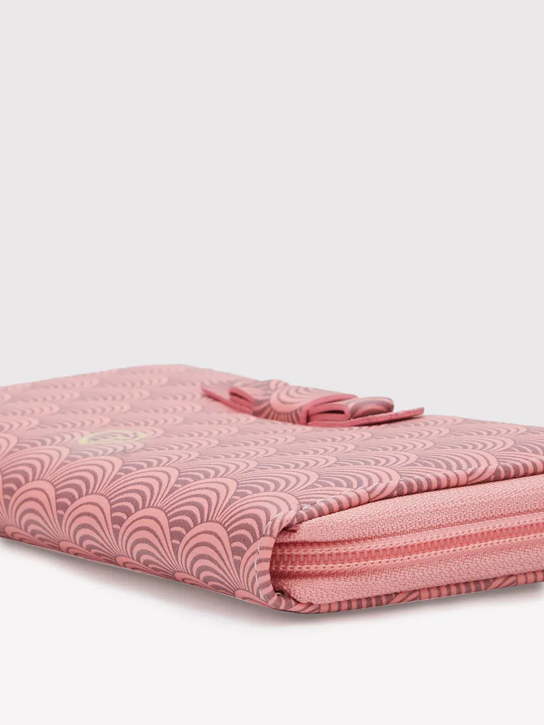 Caprese Greta Large Pink Zip Around Wallet