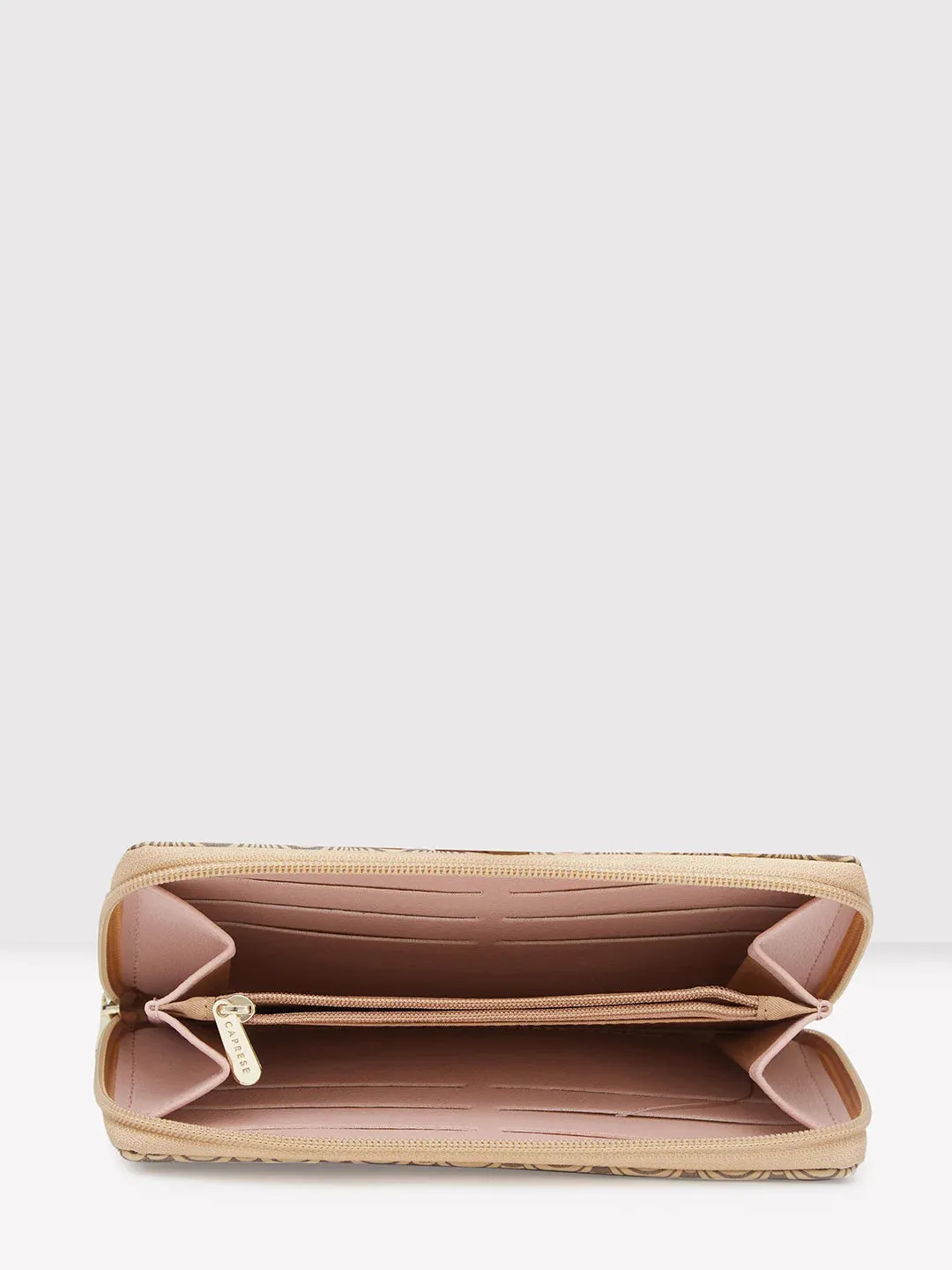 Caprese Greta Large Yellow Zip Around Wallet