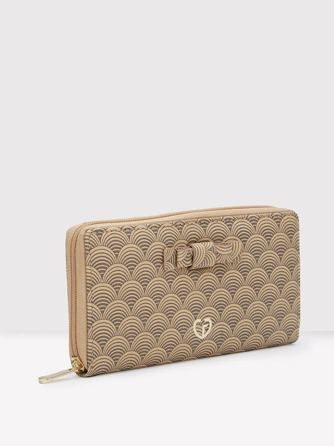 Caprese Greta Large Yellow Zip Around Wallet