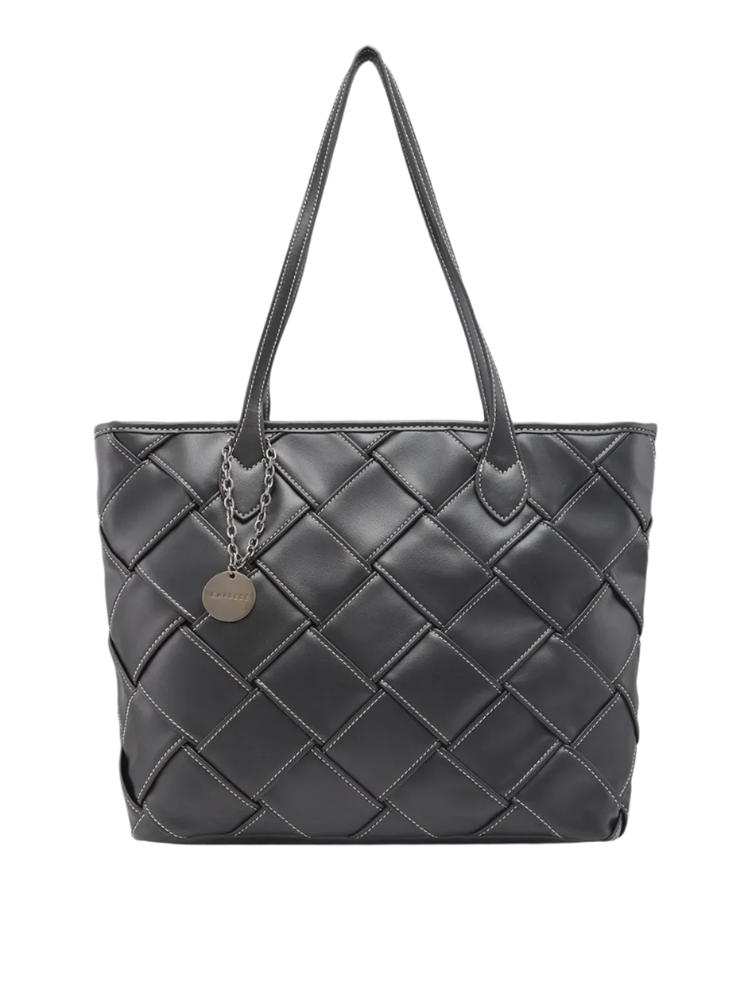 Caprese Gypsy Medium Black Tote Bag