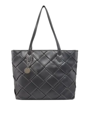 Caprese Gypsy Medium Black Tote Bag