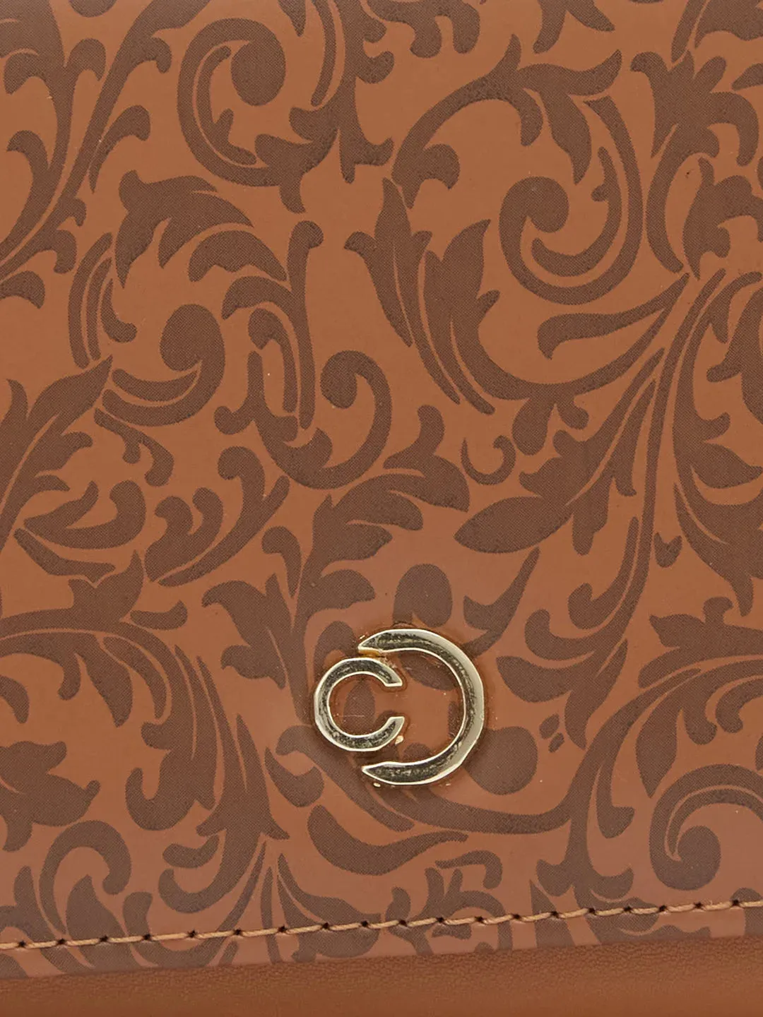 Caprese Helene Medium Tan Flapover Wallet