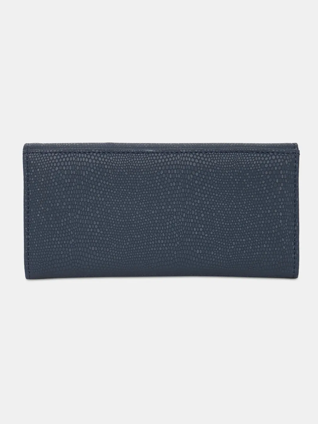 Caprese Ingrid Large Navy Flapover Wallet