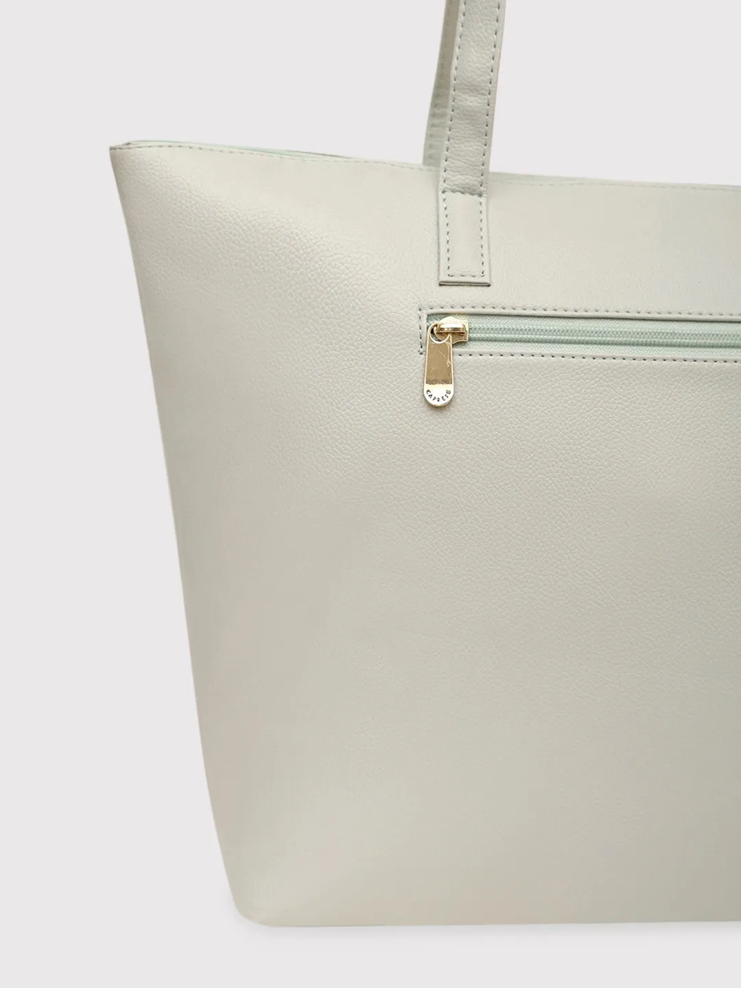 Caprese Irina Large Dull Green Tote Bag