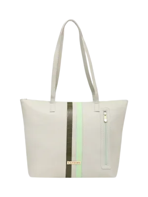 Caprese Irina Large Dull Green Tote Bag