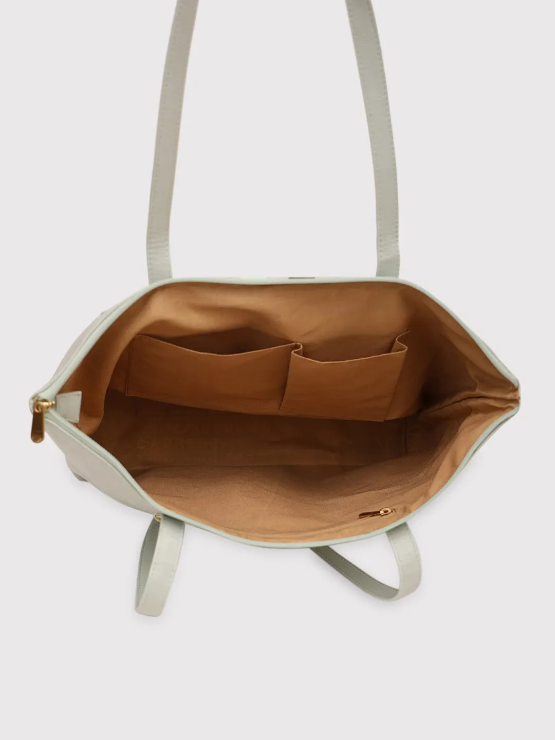 Caprese Irina Large Dull Green Tote Bag
