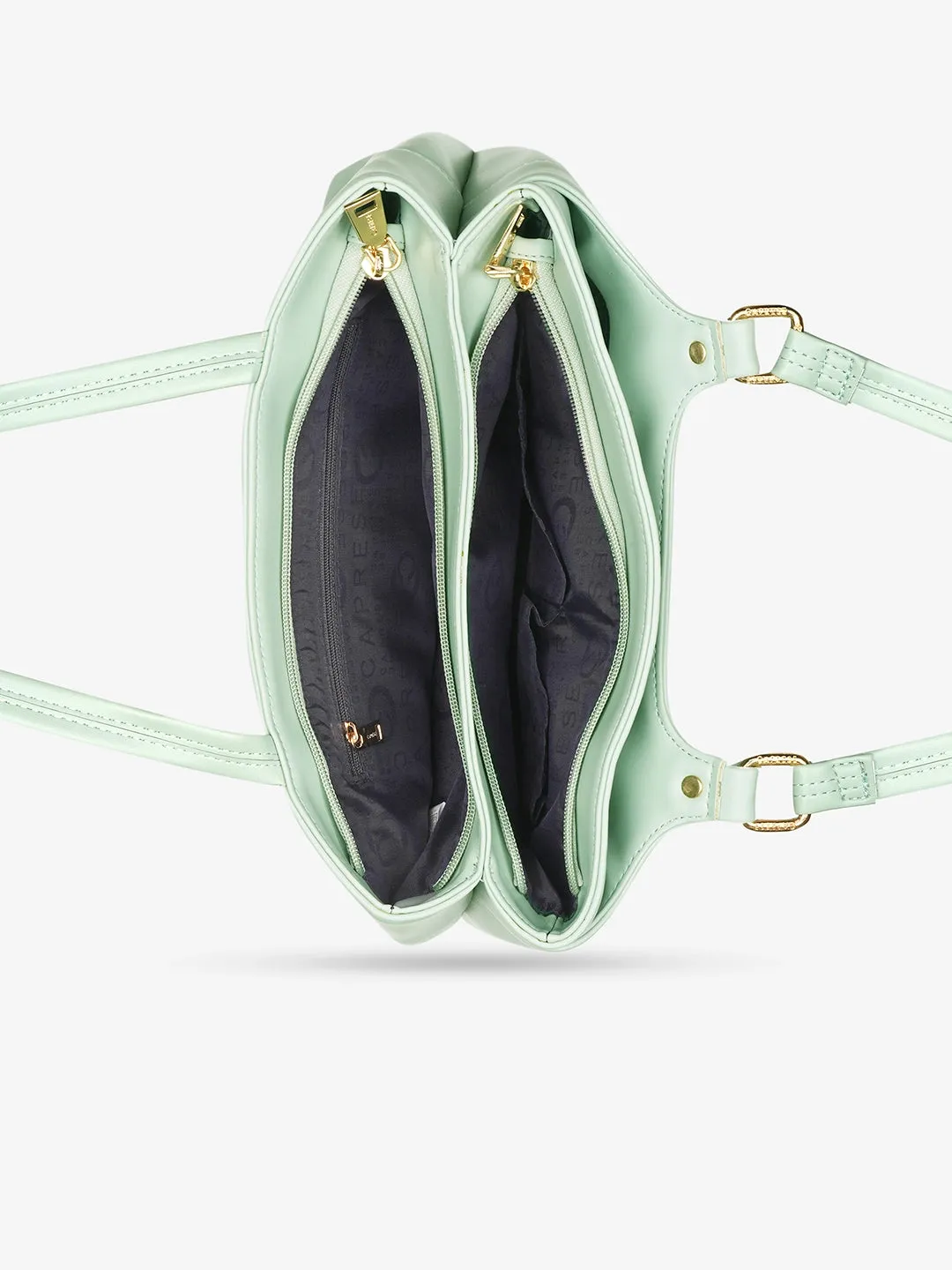 Caprese Jessica Medium Green Tote Bag