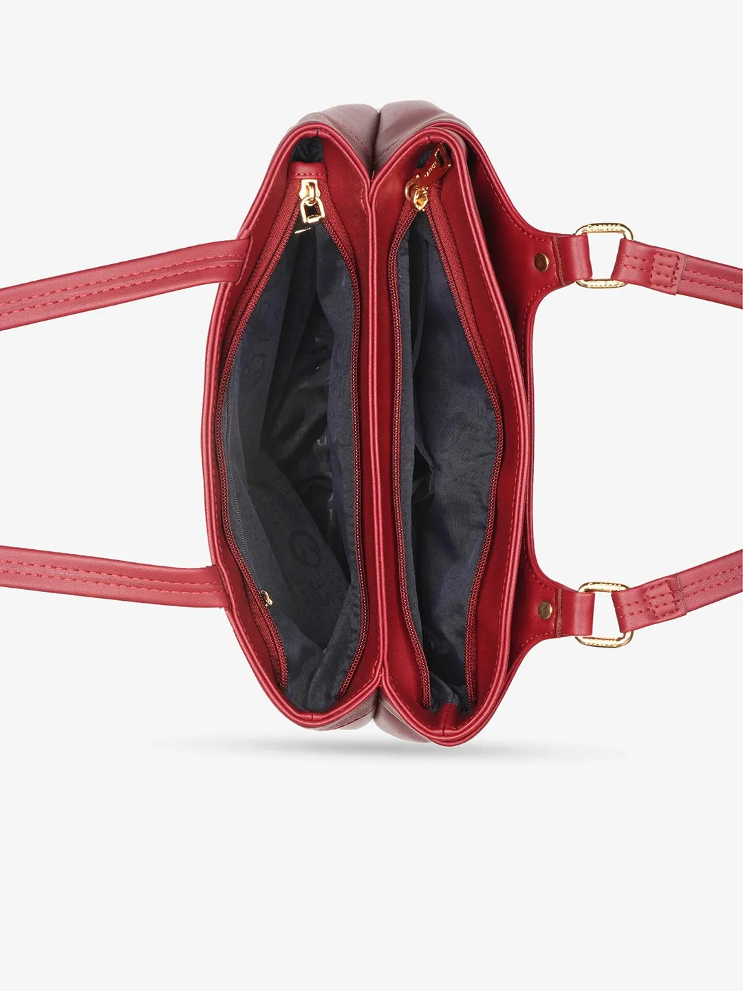 Caprese Jessica Medium Red Tote Bag
