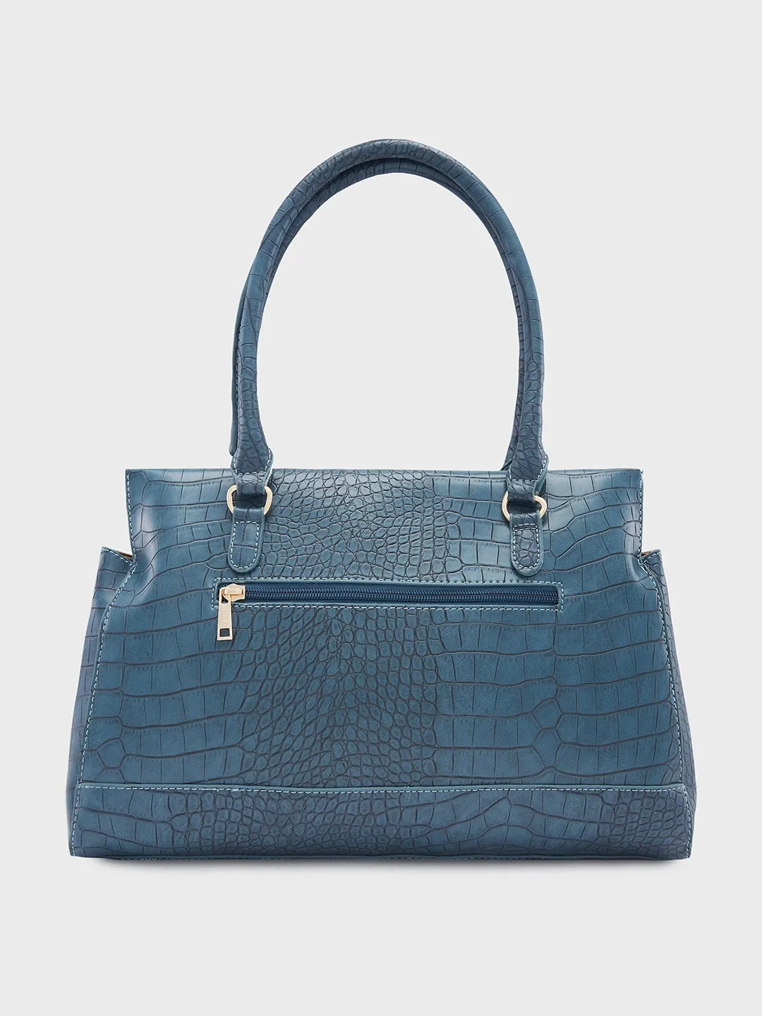Caprese Kathey Medium Teal Tote Bag