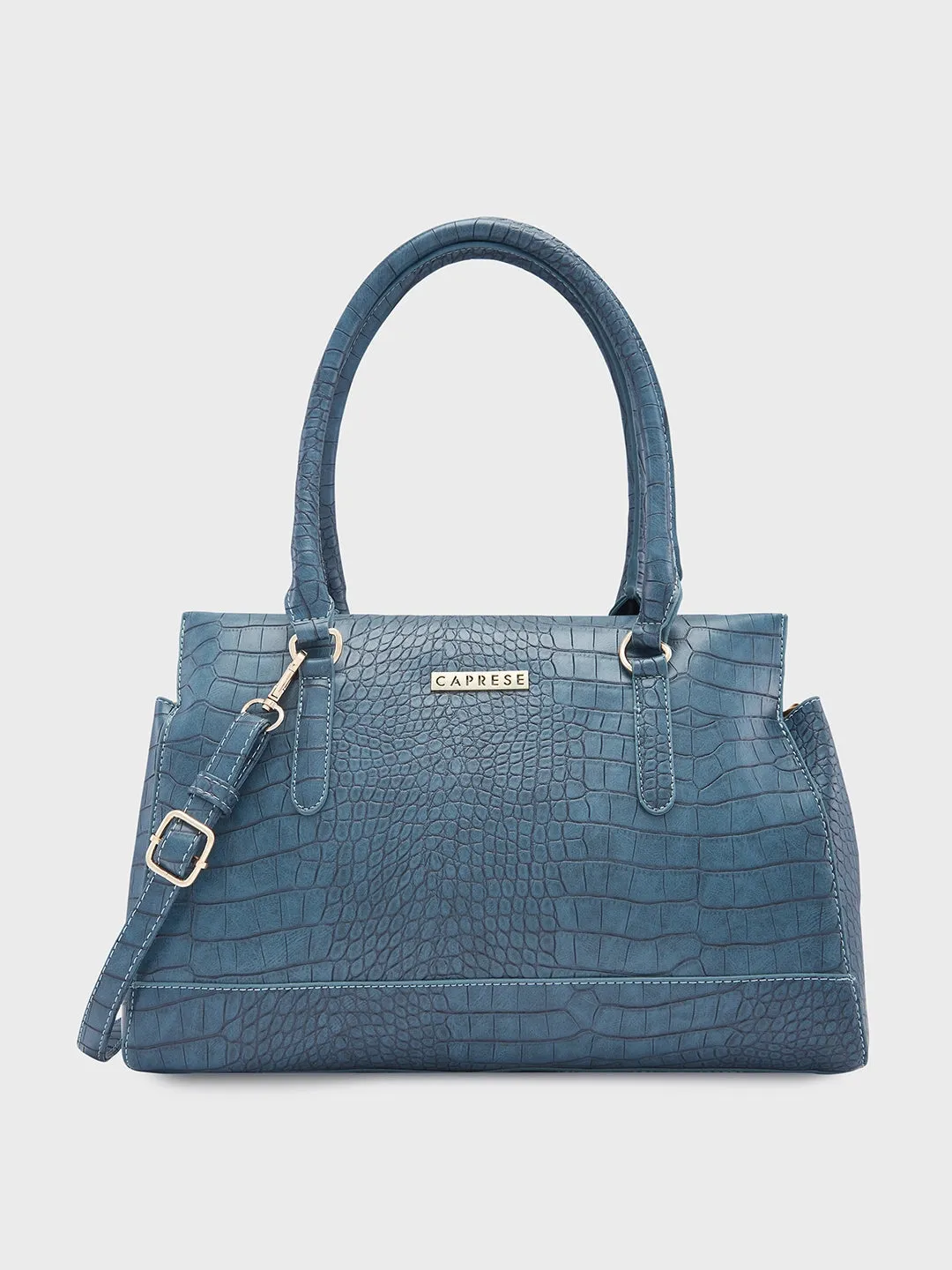 Caprese Kathey Medium Teal Tote Bag