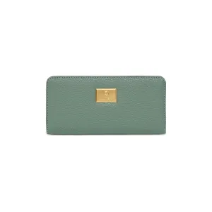 Caprese Kristin Medium Dull Green Fold Wallet