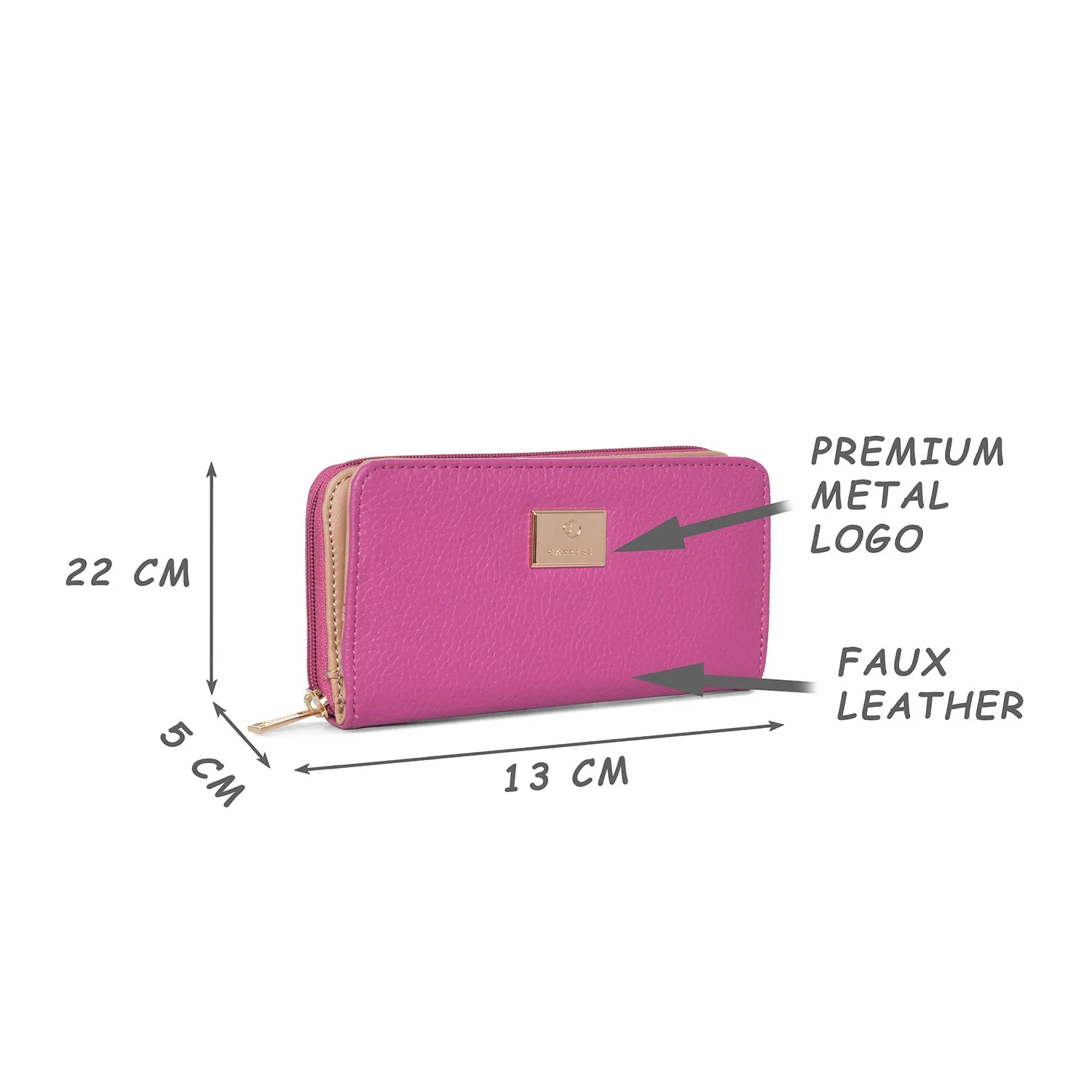 Caprese Kristin Zip Around Wallet