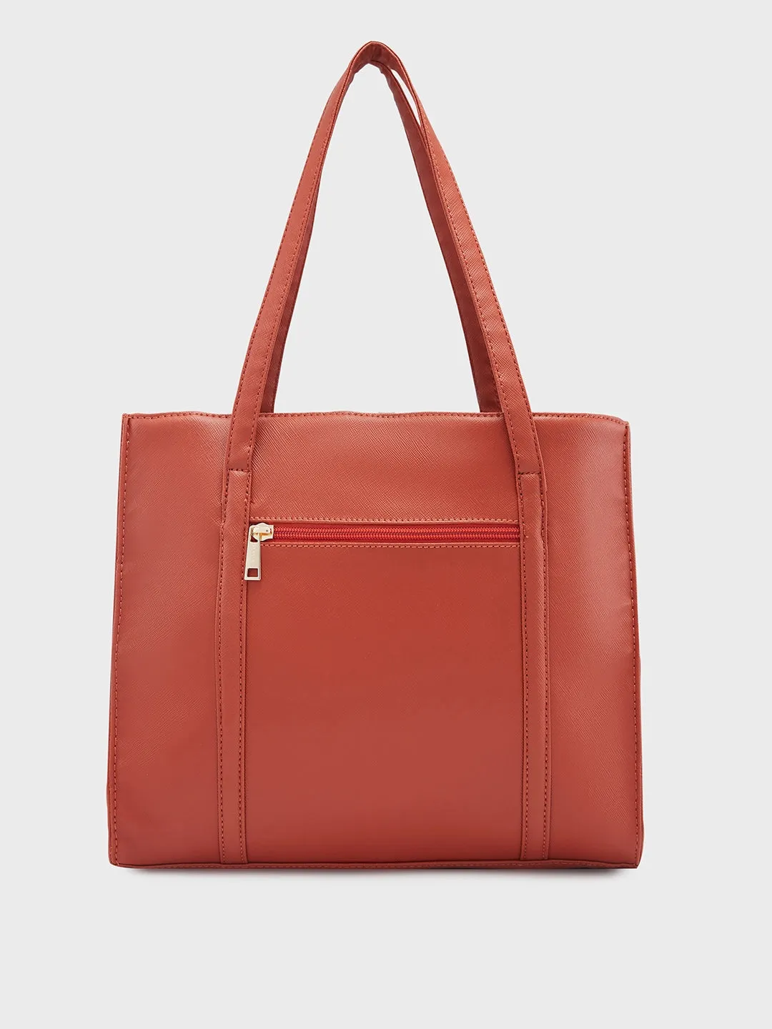 Caprese Lively Medium Dusty Coral Tote Bag