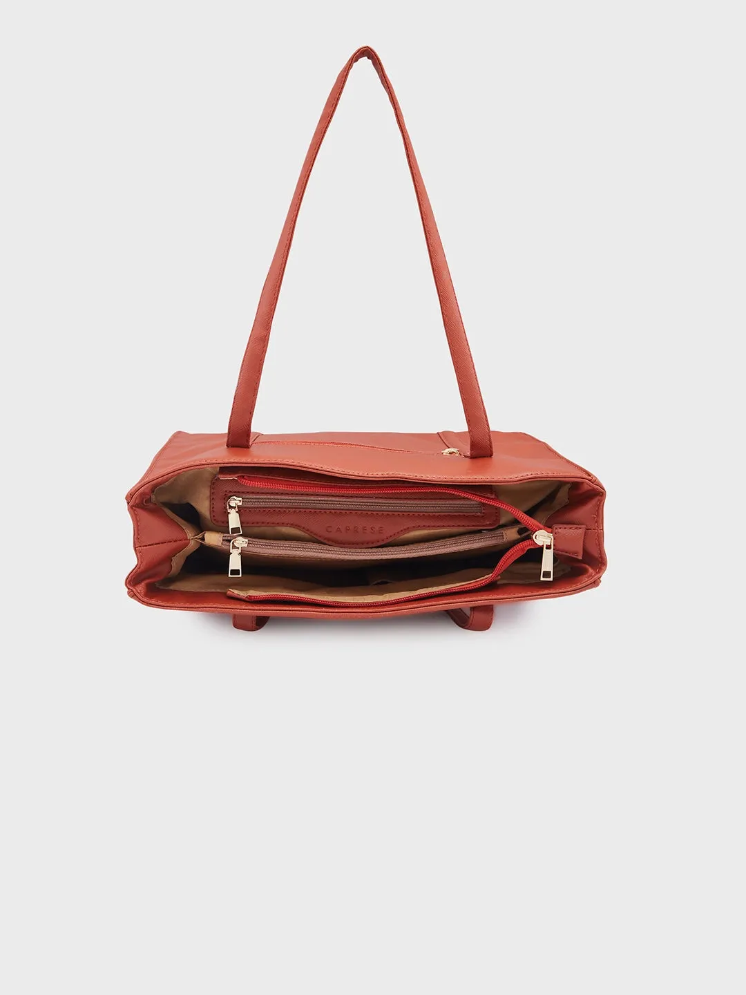 Caprese Lively Medium Dusty Coral Tote Bag