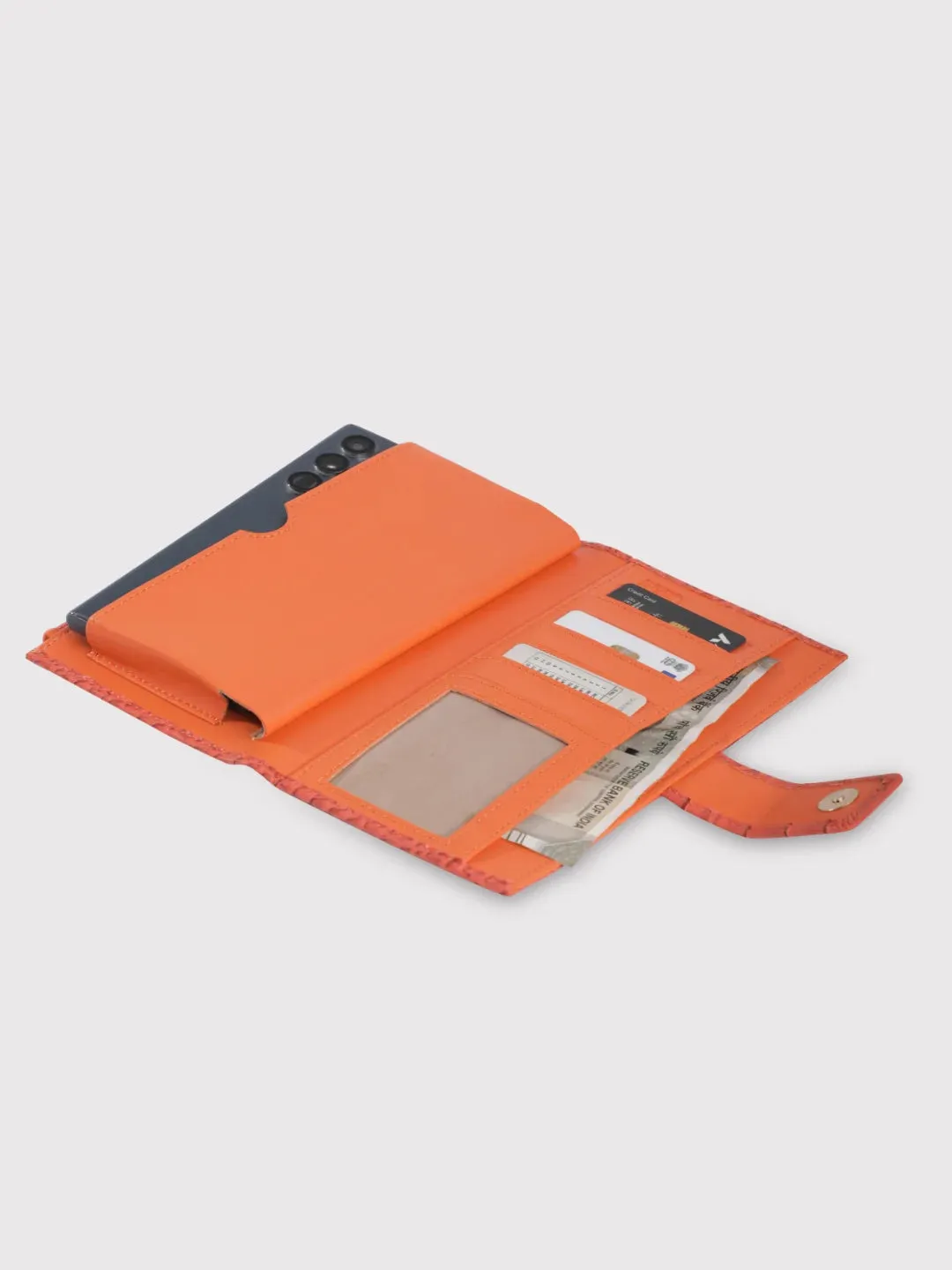 Caprese Luna Medium Orange Bifold Wallet