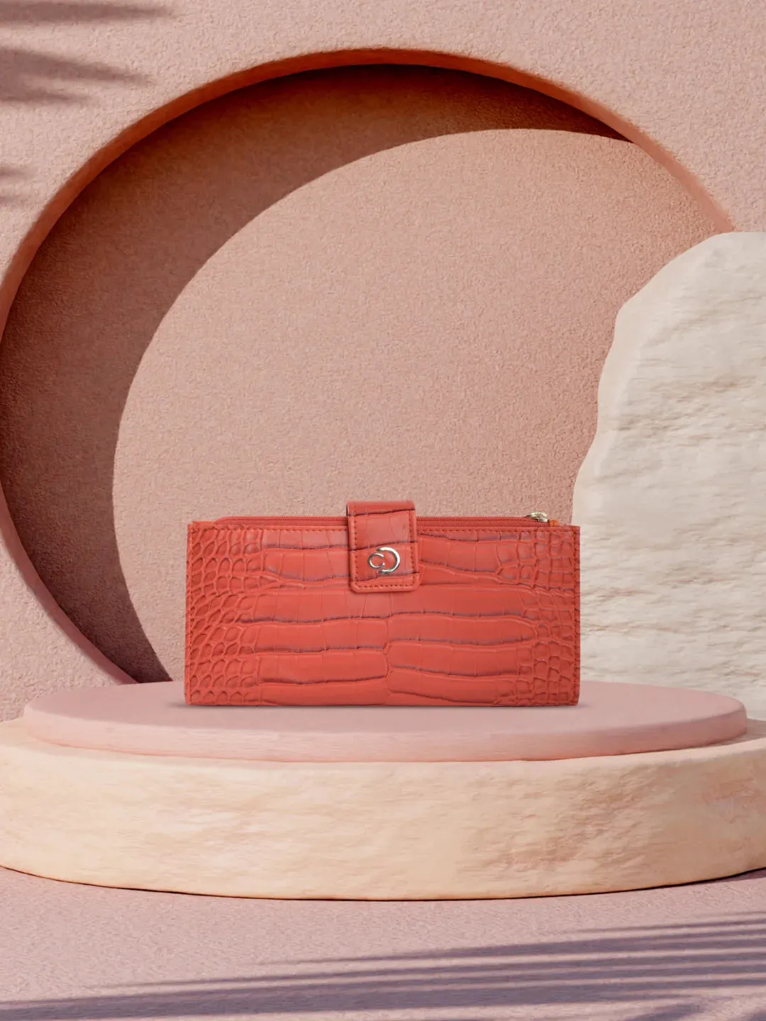 Caprese Luna Medium Orange Bifold Wallet