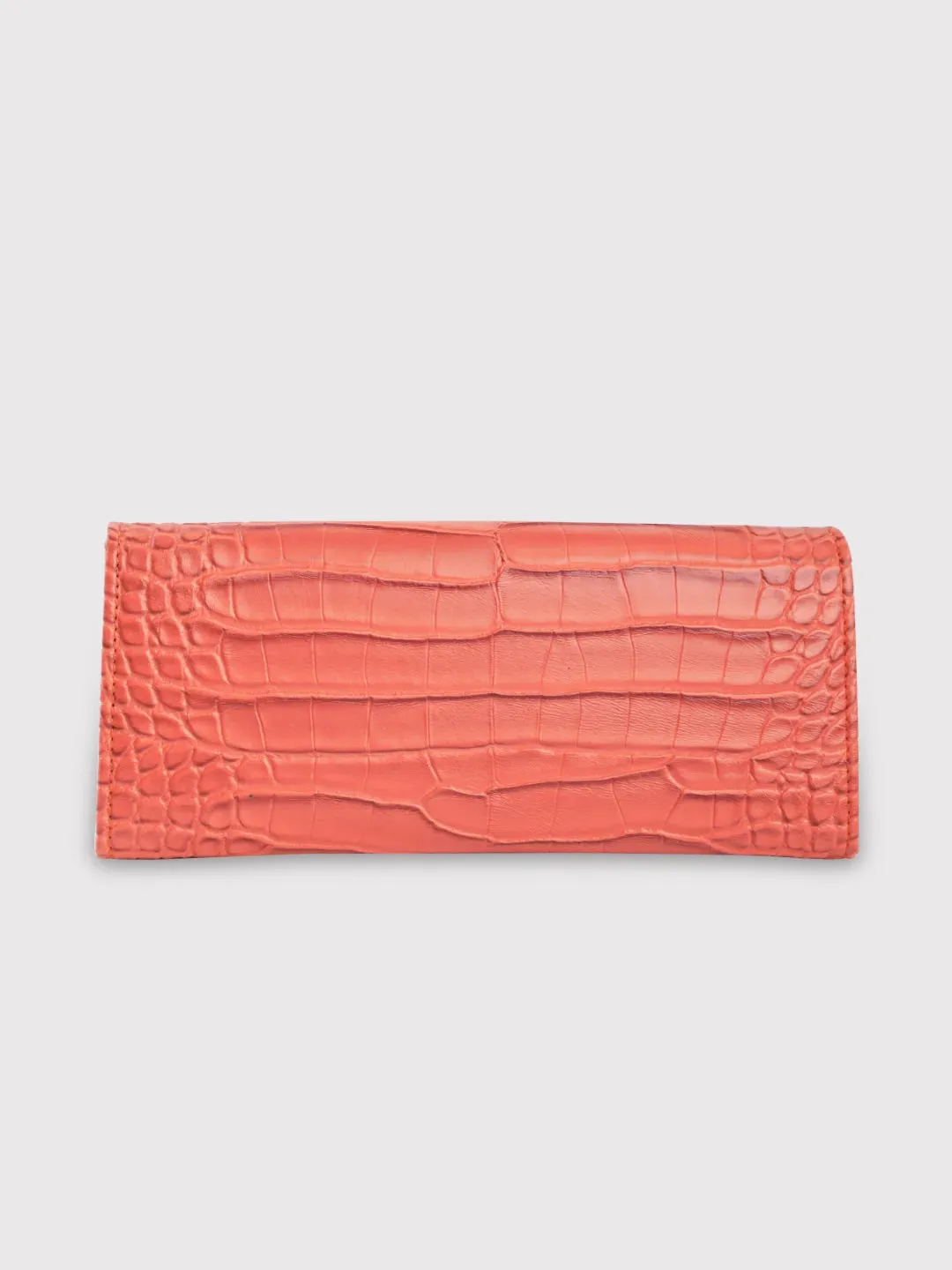 Caprese Luna Medium Orange Flap Wallet
