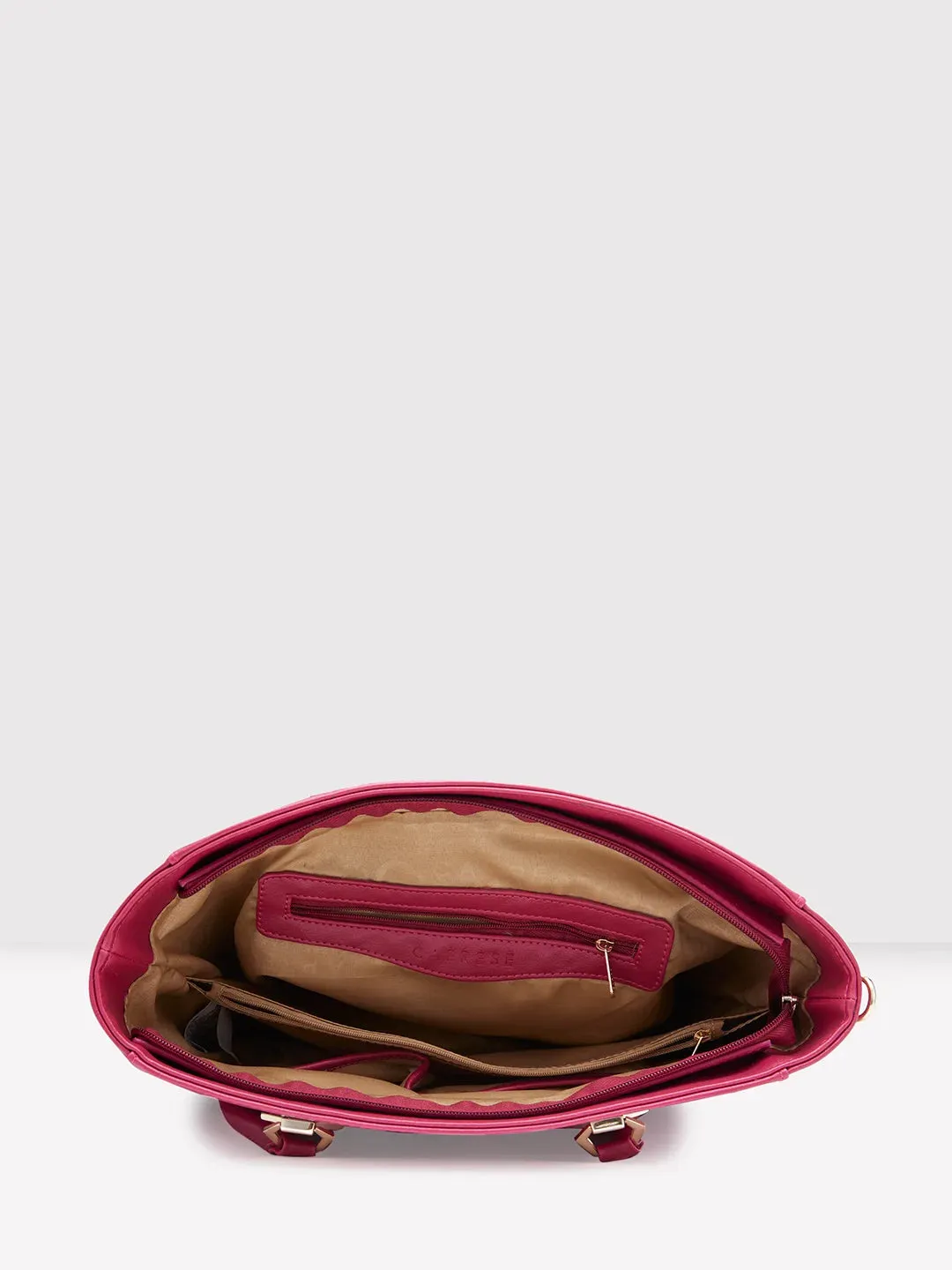 Caprese Lydia Medium Raspberry Pink Tote Bag