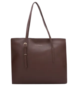Caprese Lyla Large Brown Tote Bag