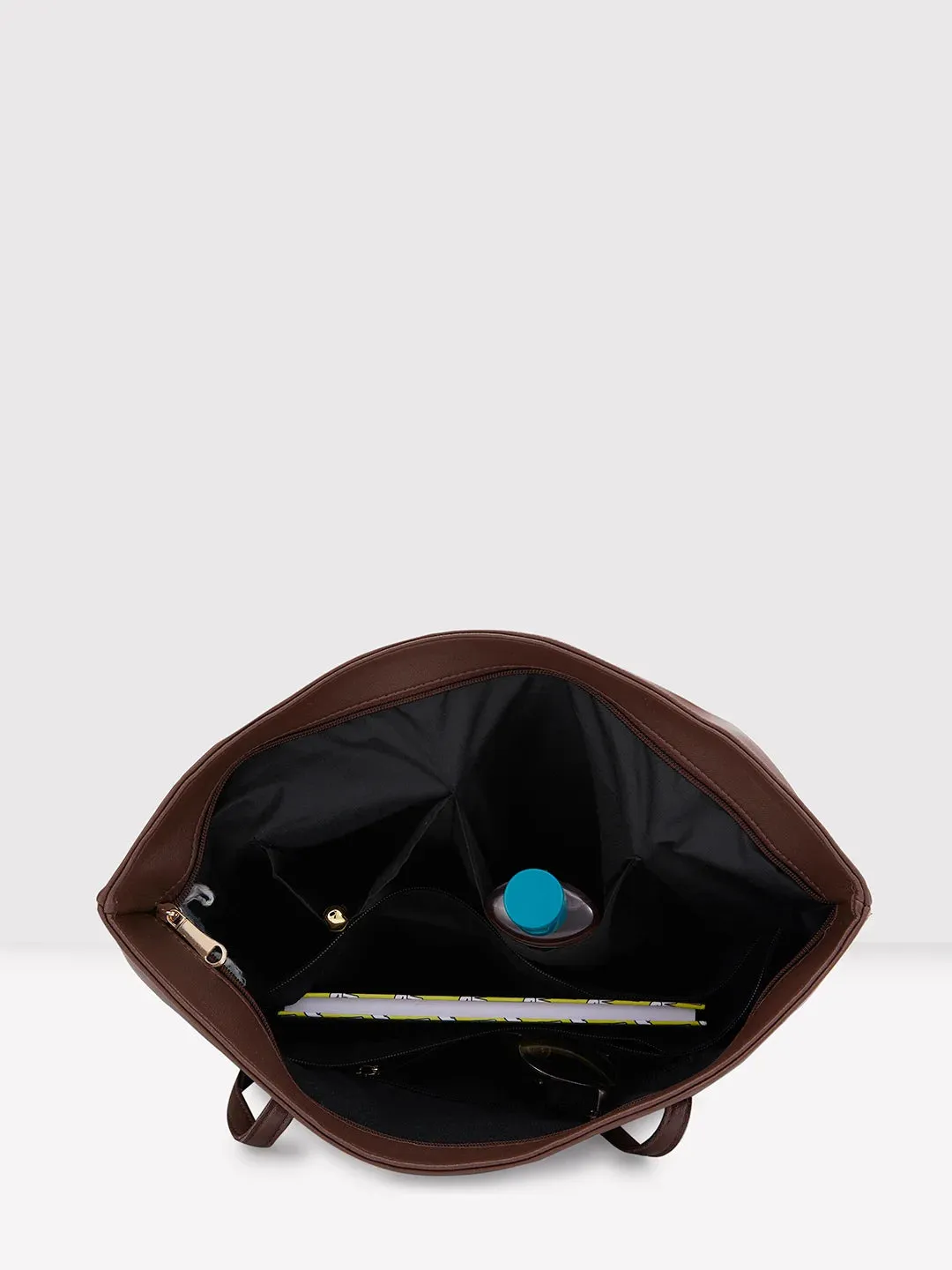 Caprese Lyla Large Brown Tote Bag