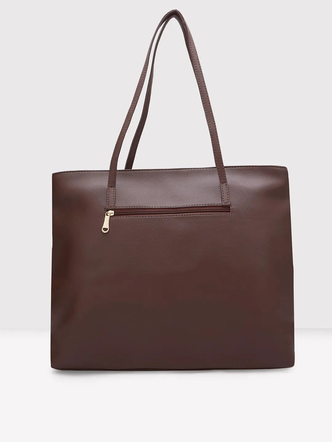 Caprese Lyla Large Brown Tote Bag