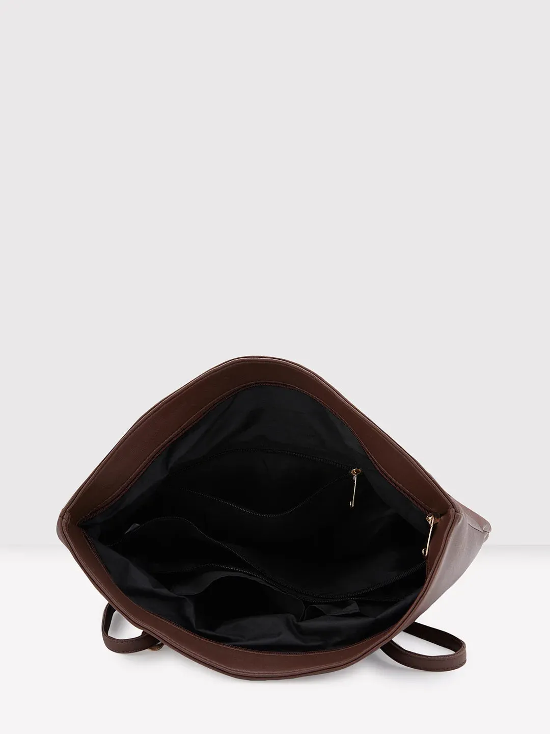 Caprese Lyla Large Brown Tote Bag