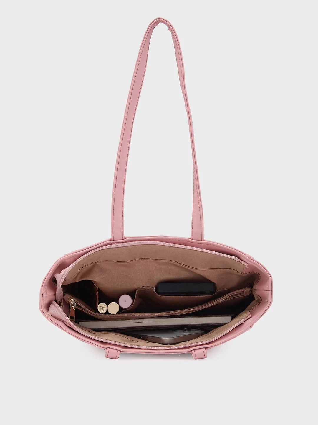 Caprese Meraki Medium Blush Tote Bag