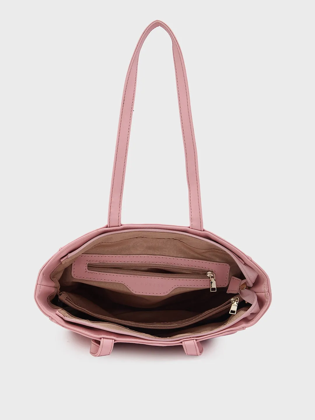 Caprese Meraki Medium Blush Tote Bag