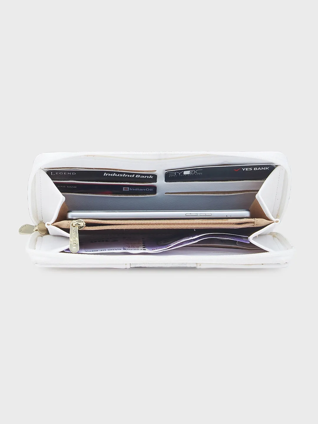 Caprese Merle Medium White Wallet